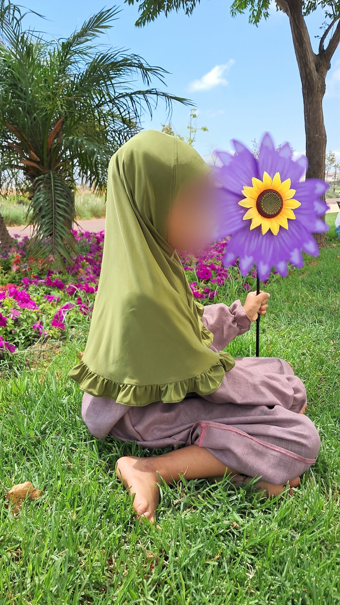 Hijab Modèle Froufrous