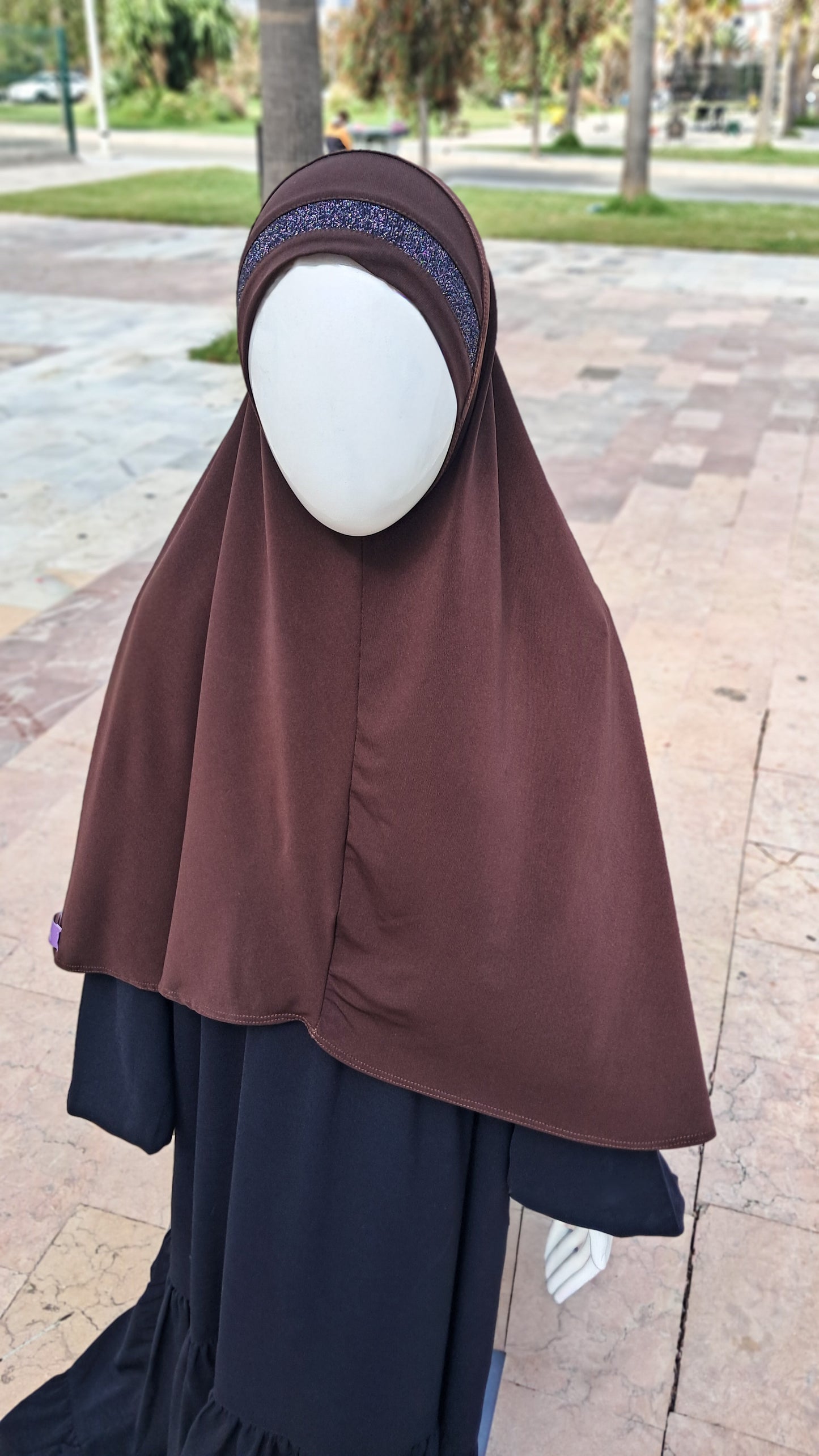 Hijab Modèle Paillettes