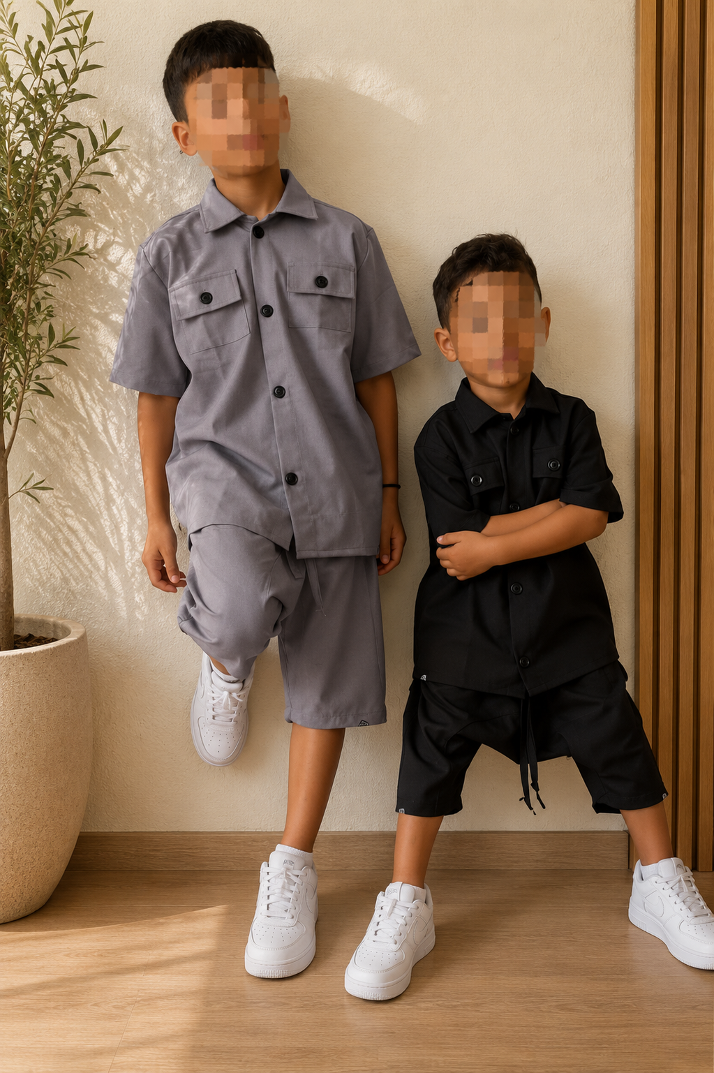 Ensemble chemise sarwal Ibn Adam