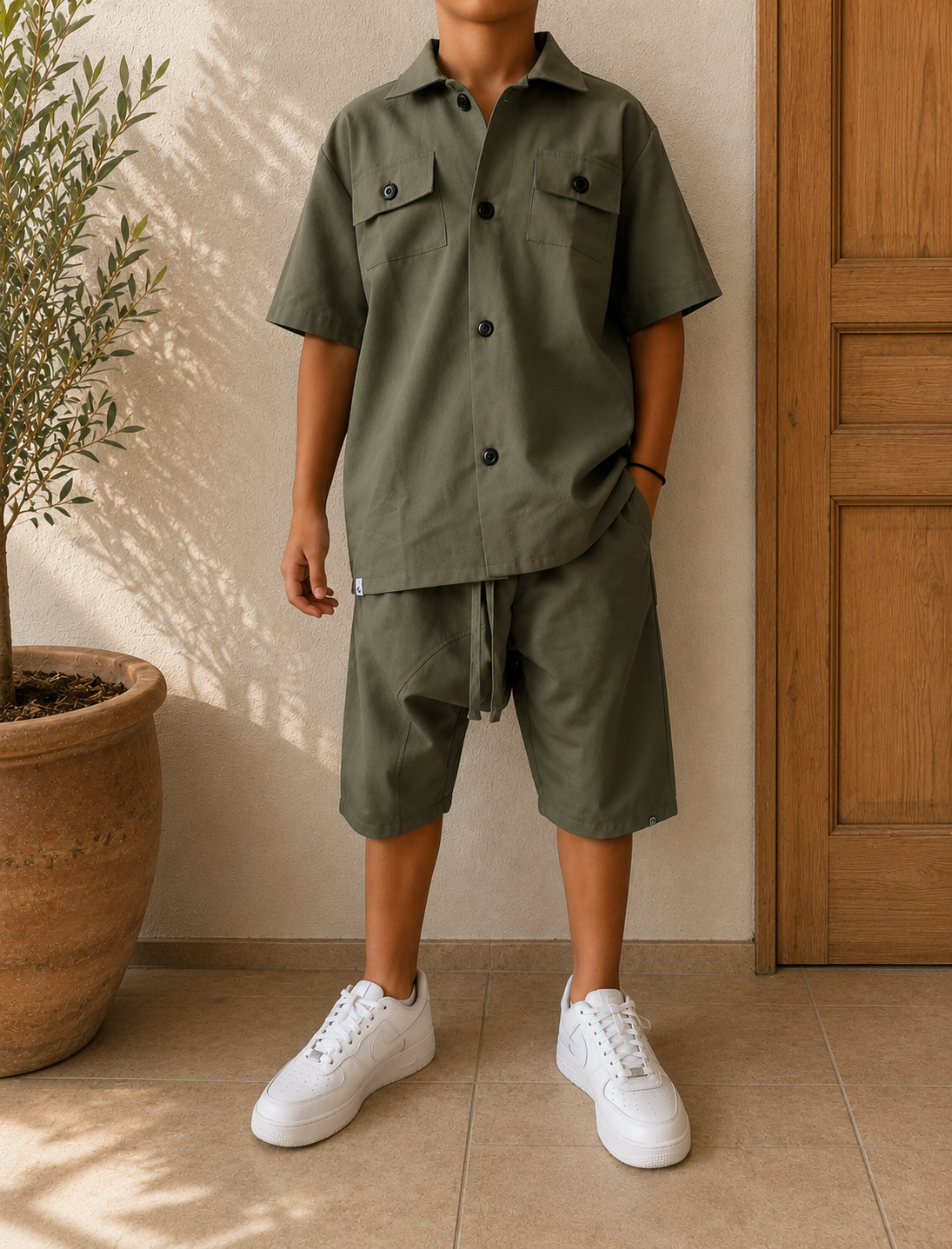 Ensemble chemise sarwal Ibn Adam