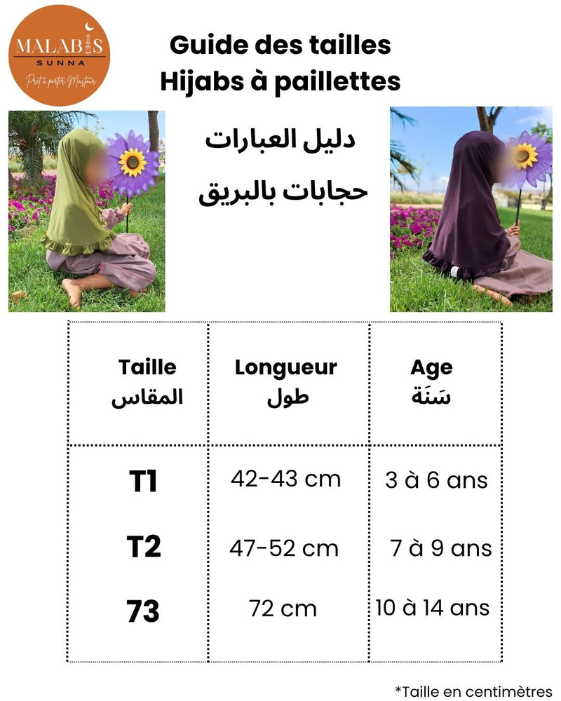 Guide des tailles - نموذج الترتر