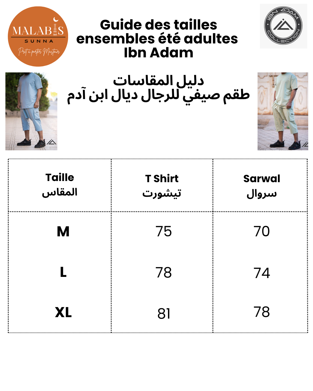 Ensemble été Ibn Adam